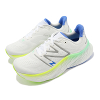 New Balance 慢跑鞋 Fresh Foam X More V4 D 女鞋 寬楦 白 藍 厚底 反光 運動鞋 NB WMORWT4-D