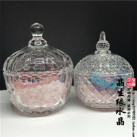 水晶飾品凈化消磁碗消磁容器能量水晶石首飾收納盒擴香石玻璃器皿