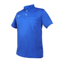 【MIZUNO 美津濃】男短袖POLO衫-台灣製 上衣 休閒 慢跑 咖啡紗(32TAYA0122)