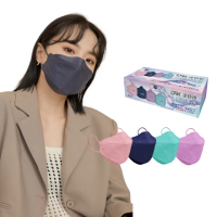 【DRX 達特世】TN95醫用4D口罩-魅力四色綜合-成人20入/盒