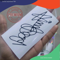 Sticker VR 46 Rossi Signature Cutting Timbul
