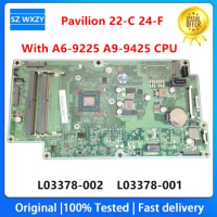 For HP AIO 22-C 24-F Motherboard With A6-9225 A9-9425 CPU DAN97CMB6D0 L03378-002 L03378-602 L03378-001 L03378-601