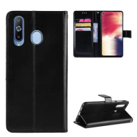 Fashion ShockProof Flip PU Leather Wallet Stand Cover Samsung Galaxy A8S Case For Samsung A8S A8 S SamsungA8S Phone Bags