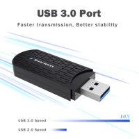 WIFI6 Wireless Card AX1800Mbps USB 5G Dual-frequency The Wifi Receiver Office Desktop Game Computer Router