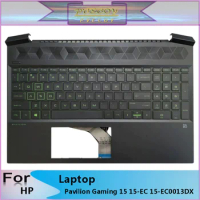 New Original For HP Pavilion Gaming 15 15-EC 15-EC0013DX TPN-Q229 Laptop Palmrest Case Keyboard US English Version Upper Cover