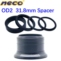 Neco OD2 Spacer Washer 4PC 31.8mm fork steerer 2/3.2/5/10mm for GIANT XTC PP TCR ADV SLR OD2 Bicycle Headset Stem Bike Fork