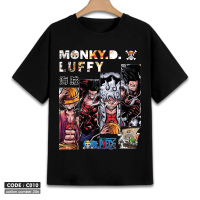 BlackStar Cloting Company Kaos Hitam One Piece | One Piece Series C010 Anime Combed
