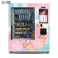 XY Axis 21.5-inch Frozen Food Machine Finished Ice Cream Vending Machine For Pre-sale goods