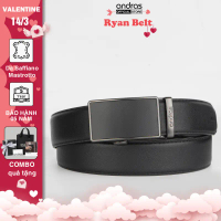 Thắt lưng da nam tự động Ryan Belt bò thật vân Saffiano dây khóa tăng Andras cao cấp - TL02 sale