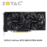 Used ZOTAC RTX 2060 SUPER 8GD6 Graphic Cards GPU Map For NVIDIA RTX 20 series RTX2060 SUPER 8GB RTX 2060s 8G Video Card GeForce