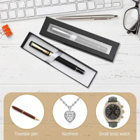 Empty Fountain Pencil Jewelry 30pcs Ballpoint for Cases Clear Display Cardboard Case Pen Boxes Window With Gift