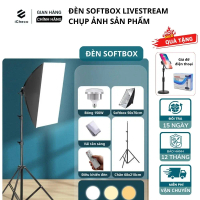 Đèn Softbox Quay Video Bán Hàng Online, Chụp Ảnh Rõ Nét, Livestream Mịn Đẹp, Lên Màu Chuẩn, Softbox 