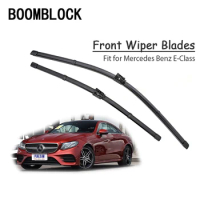 BOOMBLOCK For Mercedes Benz W213 W212 W211 E-Class Car Rubber Windscreen Wipers Blades Arm Kit Rain Brushes Accessories