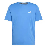adidas Men Running Other Shirts Run Ess Tee M Celana Pendek Lari Pria [KB5966] A/M Ray Blue