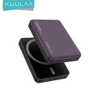 KUULAA Mini Power Bank 5000mAh Magnetic Wireless Fast Charge External Battery For iPhone 15 14 13 12 Pro Max Magsafe PowerBank