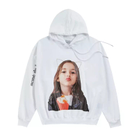 Acme De La Vie ADLV BABY FACE HOODIE WHITE KISS