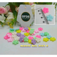 Manik Akrilik Bunga Dop Pastel Manik Akrilik Pastel Manik Doff Pastel Manik Warna Pastel