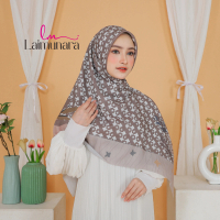 LAIMUNARA Hijab Segi Empat Motif 130x130 Voal Sublime Premium Bahan Voal Basic Finishing Lasercut Mo