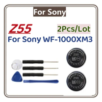 2Pcs Z55 Battery for ZeniPower For Sony WF-1000XM3 WF-SP900 WF-SP700N WF-1000X TWS Earphone 3.7V 65mAh CP1254