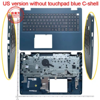 US English NEW Laptop Palmrest Upper Case With Keyboard For Dell Inspiron 15 3505 3501