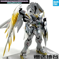 In Stock: Bandai MG Wing Zero Custom EW VER. KA Card Edition G D Model Snow White Princess in Box