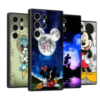 Hug Mickey Minnie Look Star Phone Case for Samsung Galaxy S23 Ultra S22 S21 FE S20 S10 S10E Note 20 10 Plus Coque