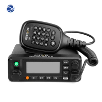 yyhc Retevis RT90 Amateur Digital Mobile Radio Transceiver Dual Band 136-174MHz/400-480Mhz 50W 250Zones 3000channel Car Walkie T