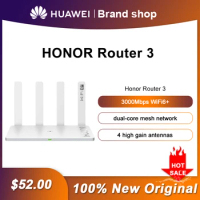 New Original Honor Router 3 Wifi 6+ 3000Mbps 2.4 GHz &amp; 5 GHz Dual-core 128MB Wireless wifi extender Smart Home Router Easy Setup