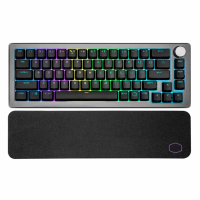 【Cooler Master 酷碼】CK721 青軸無線RGB機械式中文鍵盤(太空灰)