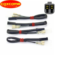 4x OEM Turn Signal Light Wiring Harness Connectors Adapter Plug for Suzuki GS500 SV650 SV1000 DRZ400S VS800GL GSX-R600 GSX-R750