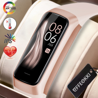 New Amoled Smart Watch Smartwatch Band Women Blood Wartch Waterproof Connected Smart celet Sport Fitness Tracker