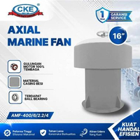 CKE Axial Marine Fan 16 Inch 380V AMF Series 6 Blade Blower Ventilasi Ruang Mesin untuk Kapal Laut K