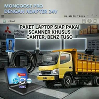 Scanner Mongoose untuk Truk CANTER Mitsubishi Fuso Tanpa Laptop