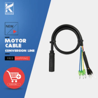 Ebike Julet Cable Waterproof Cable 9 Pin E-Bike Conversion Line Extension Adapte 250W 350W 500W Electric Bike Conversion Kit