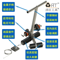 【可開發票】膠帶劃線機美紋紙膠帶粘貼機車位劃線手推警戒線籃球場地坪標線機