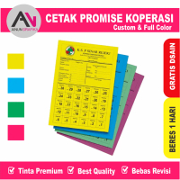 TERMURAH DAN TERCEPAT, KARTU KOPERASI, KARTU PROMIS, CETAK PROMISE, KARTU ANGSURAN KOPERASI,100LBR