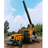 300m 400m Crawler Diesel Engine Water Well Drilling Machine Borehole Rig Mine Drilling Rig Rotary Water Well Factory Price