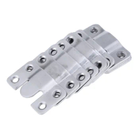 10PCS Stainless Steel Picture Hanger Concealed Stainless Steel Buckle for Mirror Photo Shelf Cabinet