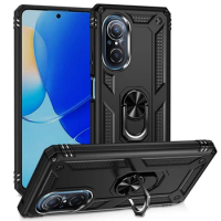 Armor Magnet Car Ring Case For Huawei Mate 20 P20 P30 Pro Lite P Smart Z Y5 Y6 Y7 Pro Y9 Prime 2019 Nova 3 4SE 8i 9SE 5T Case