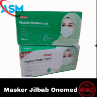 Masker Hijab Onemed Warna Hijau
