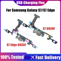 For Samsung Galaxy S7 edge S7edge G935F G930F USB Charging Port Connector Replacement Charging Flex Cable Microphone