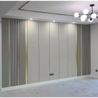 Wallboard PVC Papan Panel Dinding uk 290 x 40 x 8mm Wallboard Dinding Dengan Berbagai Warna