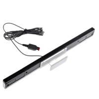 Wired Motion Sensor Receiver Remote Infrared Ray IR Inductor Bar USB Plug Game Move Remote Bar for Nintendo Wii Wii U