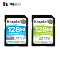 Kingston SD Card 128GB U3/U1 Memory Card 32GB 128GB 64GB 256GB 512GB Flash Card SDHC SDXC V30 Memory Cards Class 10 for Camera