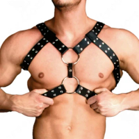 Gay Rave Harness Hot Lingerie Man Sexual Body Adjustable Chest Harness Belt Strap Punk Rave Costumes Harness Sex Toys For Men