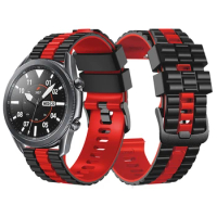 22mm silicone strap correa For Samsung Galaxy Watch 3 45mm/Galaxy Watch 46mm/Gear S3 Classic/Frontier Replacement Band Bracelet