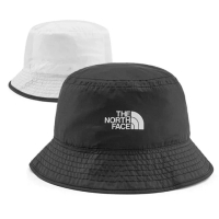 【The North Face】雙面 SUN STASH 抗UV 漁夫帽.圓盤帽.遮陽帽.吸濕排汗防曬帽(CGZ0-KY4 黑/白 N)