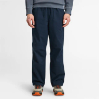 【Timberland 官方旗艦】男款深寶石藍CORDURA R耐磨寬褲(A6Y72433)