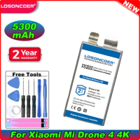 LOSONCOER 5300mAh For Xiaomi Mi Drone 4 4K Drone Flight Battery