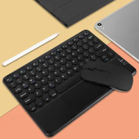 Keyboard and Mouse Combo For iPad Wireless Bluetooth Keyboard Set for iPad Xiaomi Samsung Huawei Tablet Android IOS Windows